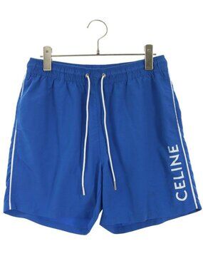 Celine Logo Printed Piping Shorts